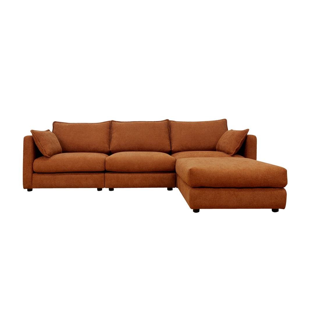 Cuddly Modular Sofa Rust