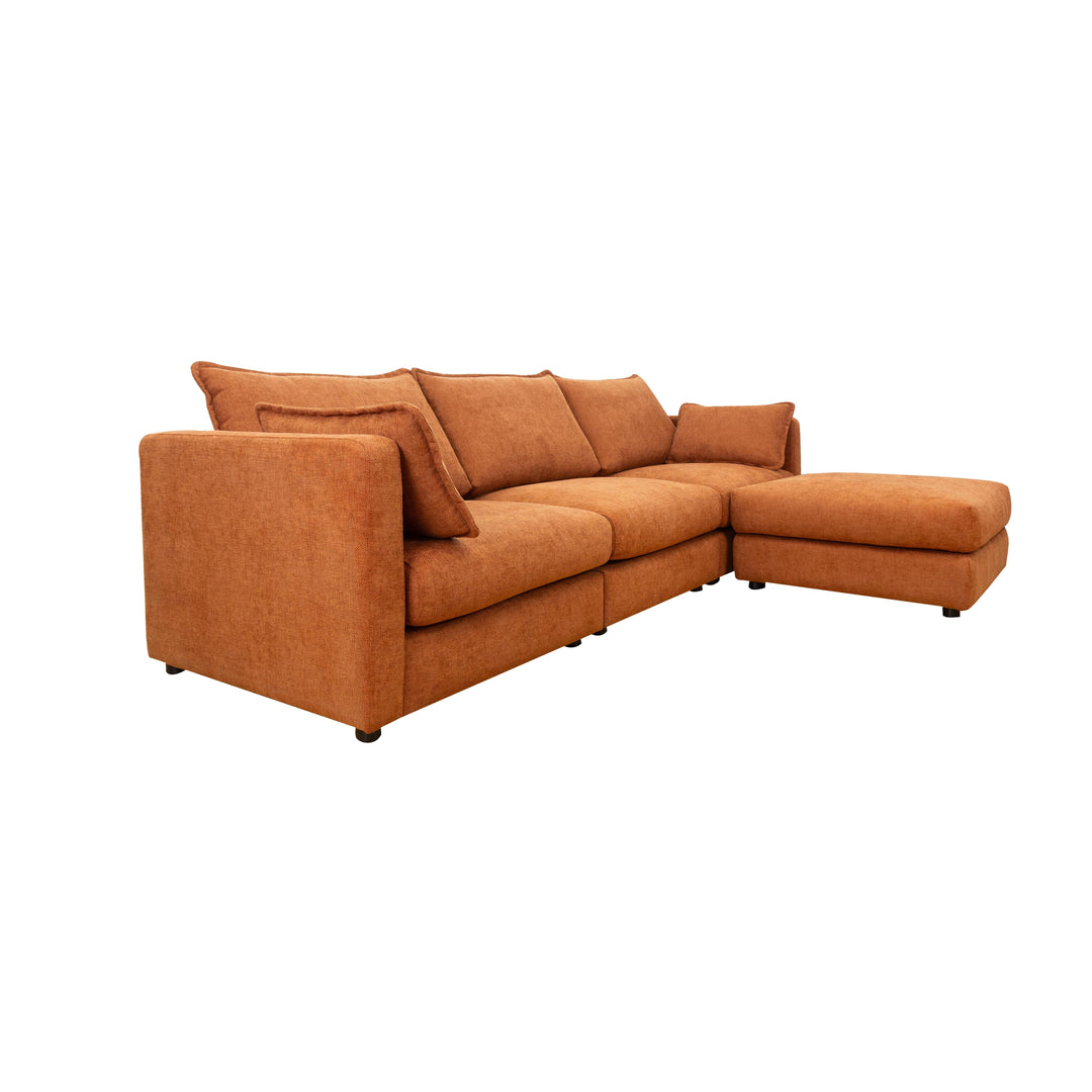 Cuddly Modular Sofa Rust