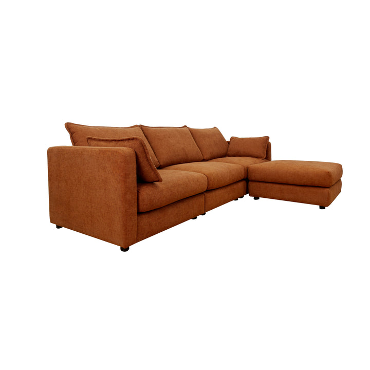 Cuddly Modular Sofa Rust