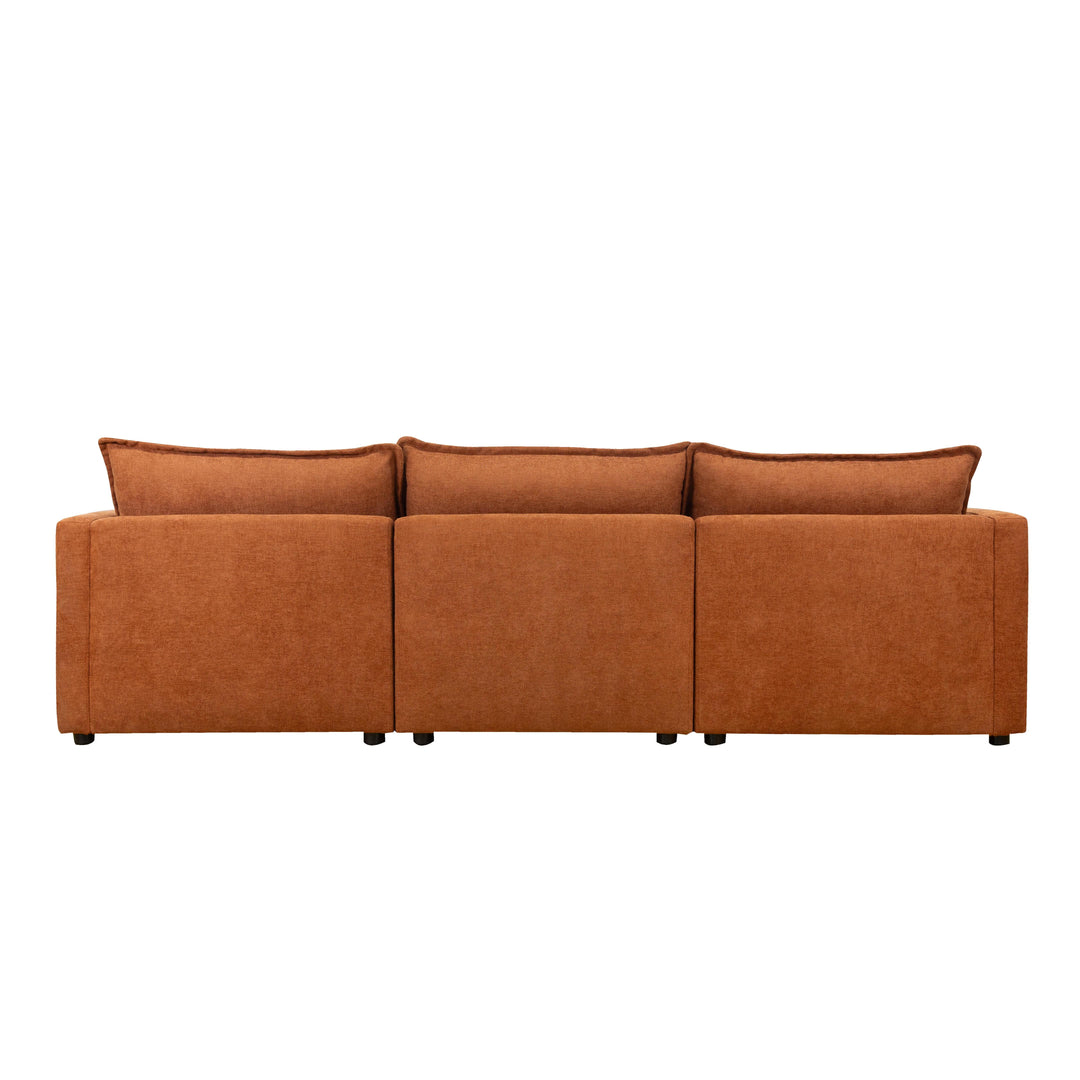 Cuddly Modular Sofa Rust