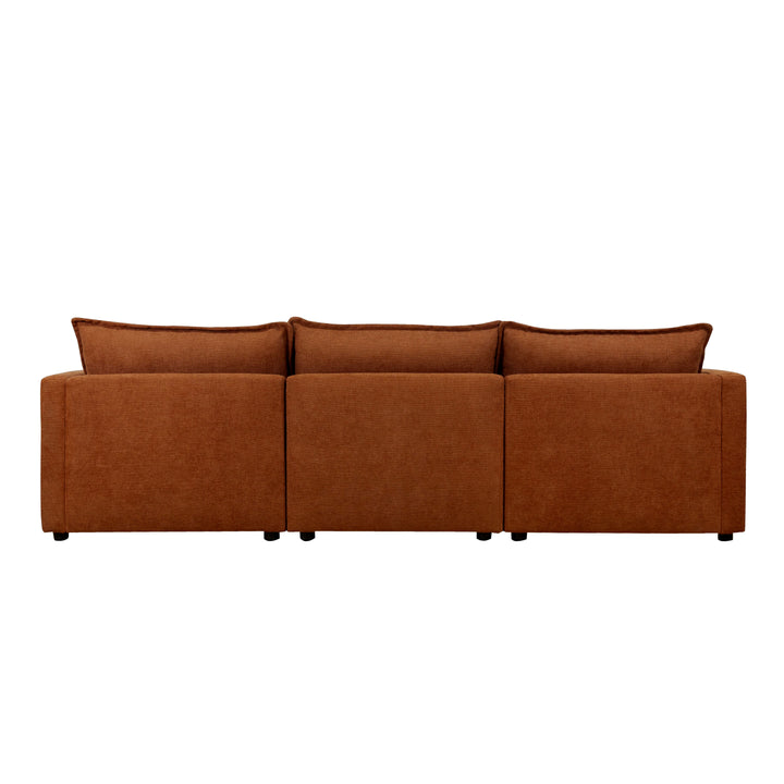 Cuddly Modular Sofa Rust