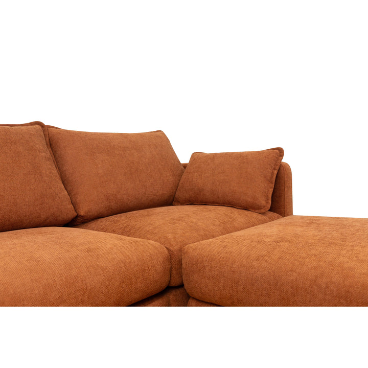 Cuddly Modular Sofa Rust