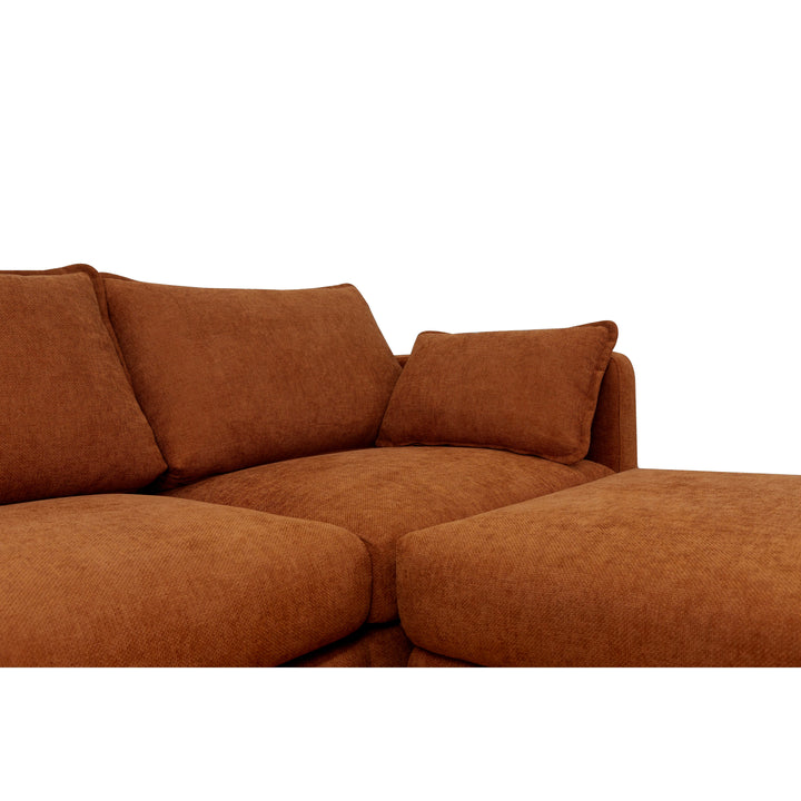 Cuddly Modular Sofa Rust