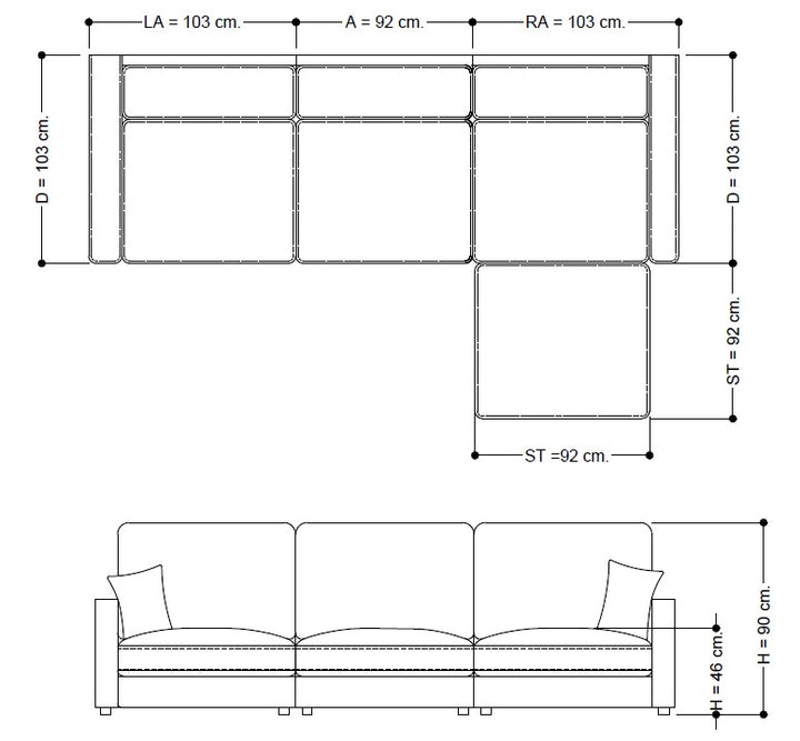 Cuddly Modular Sofa Beige