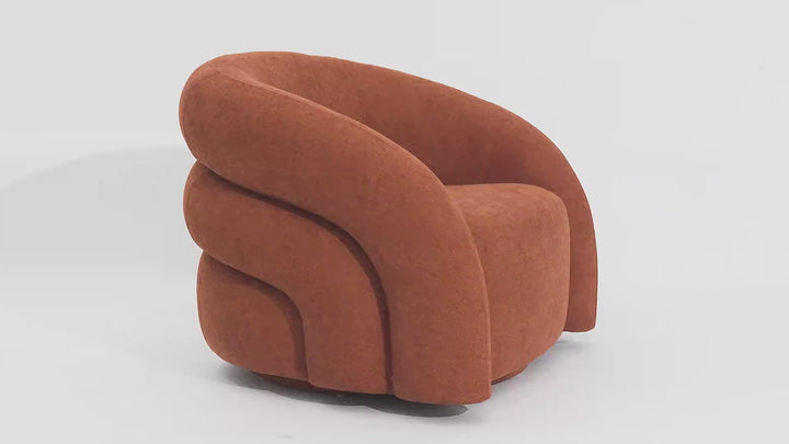 Ventosa Swivel Chair Rust