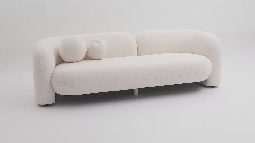 Brunello 3 Seater White