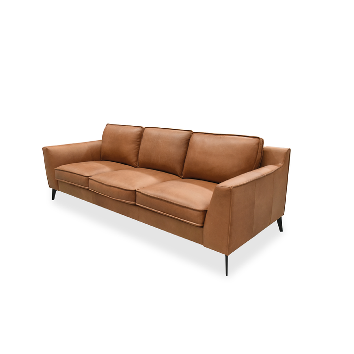 Bassett Sofa Tan Leather