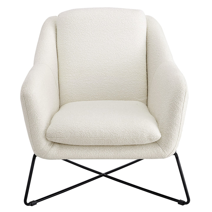Trapani Chair Boucle/Black Frame - Future Classics Furniture