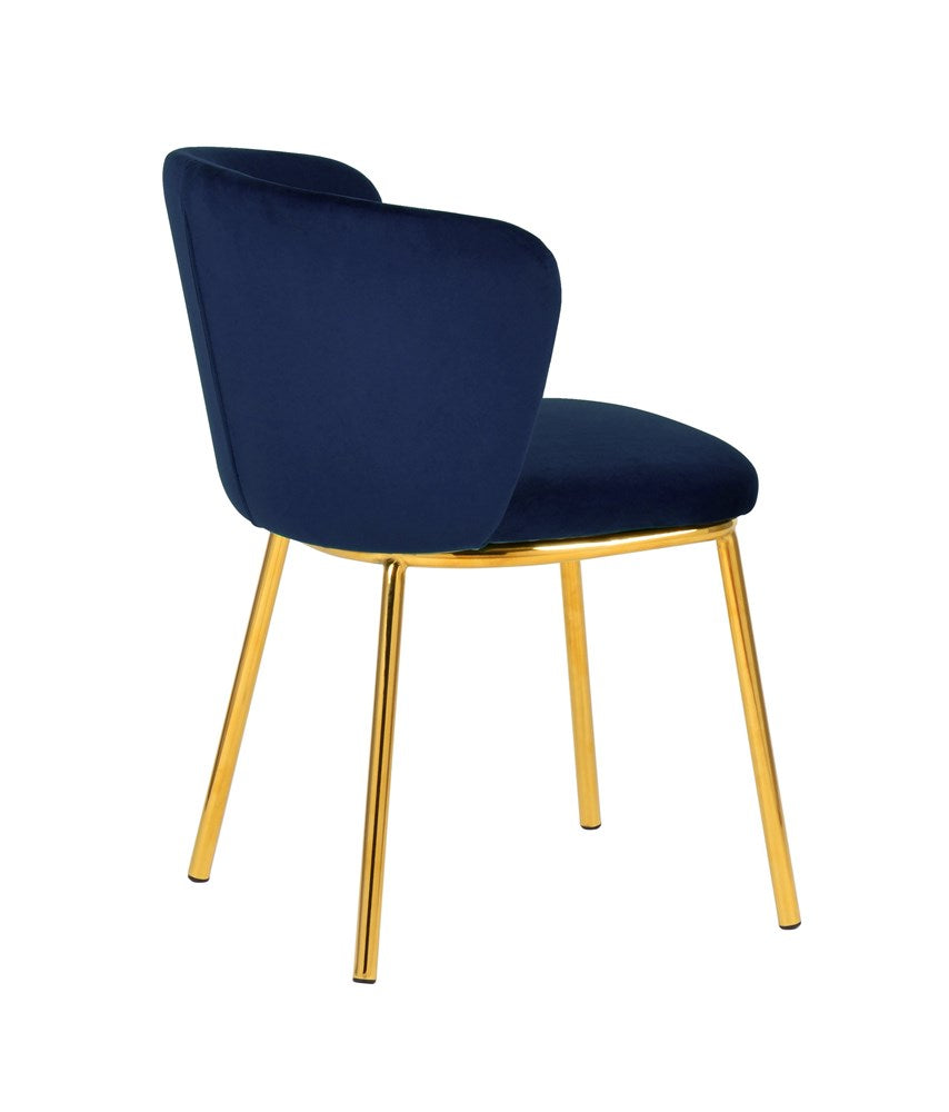 Abby Dining Chair Navy Velvet - Future Classics Furniture