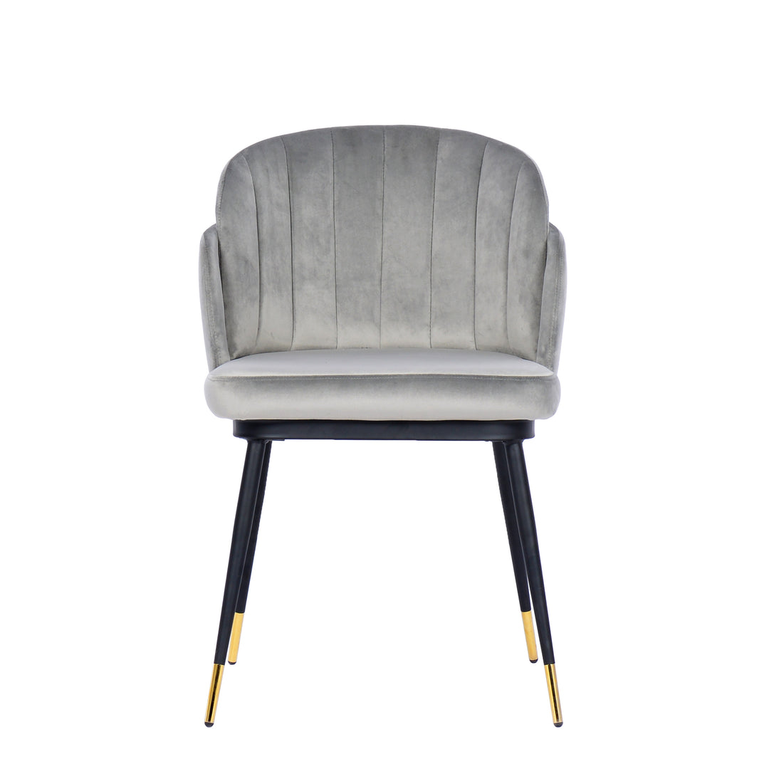 Talulah Dining Chair Grey Velvet - Future Classics Furniture