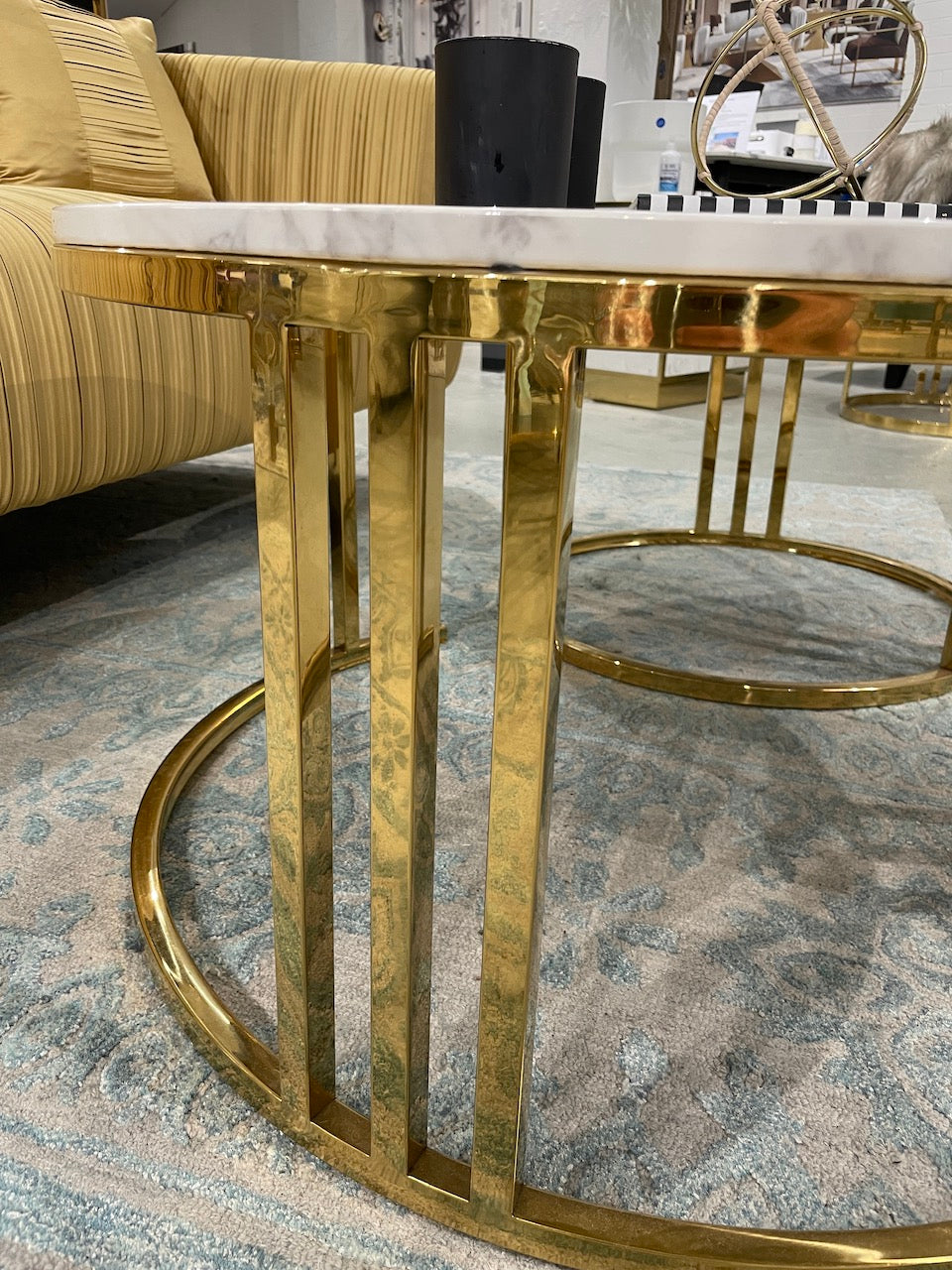 Lustre Coffee Table Set Gold - Future Classics Furniture