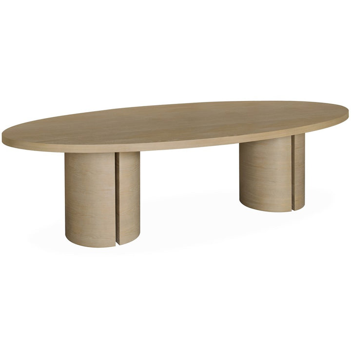 Luigi Oval Dining Table Oak - 2.7m - Future Classics Furniture