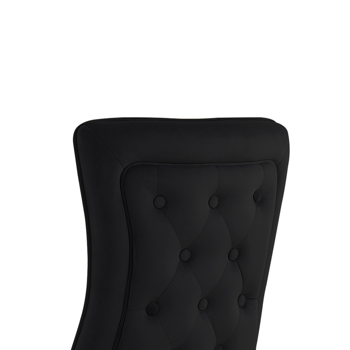 Versailles Chair Black Gold Legs - Future Classics Furniture