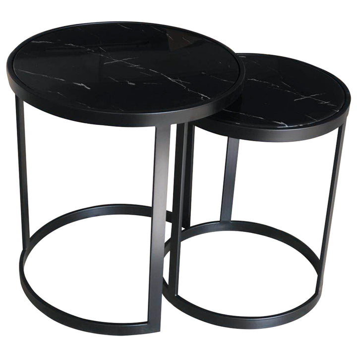 Glory Side Table Set Black - Future Classics Furniture